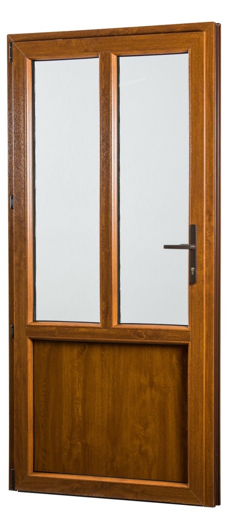 Vedlejší vchodové dveře REHAU Smartline+, levé - SKLADOVÁ-OKNA.cz - 980 x 2080