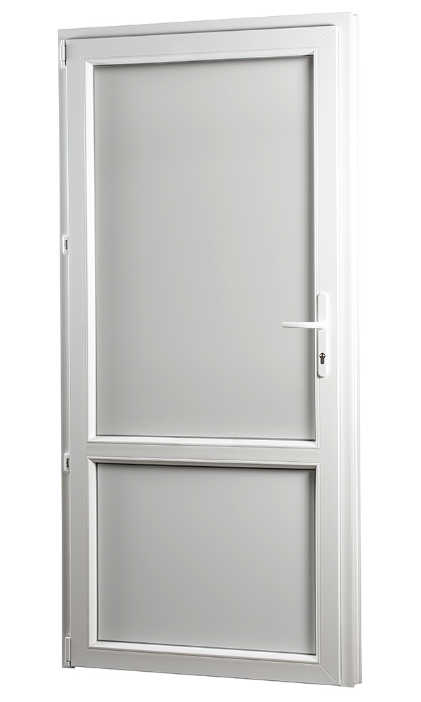 Vedlejší vchodové dveře REHAU Smartline+, plné, levé - SKLADOVÁ-OKNA.cz - 980 x 2080
