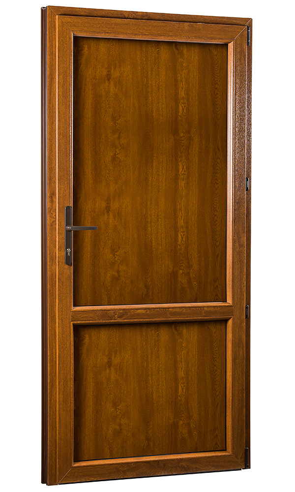 Vedlejší vchodové dveře REHAU Smartline+, plné, pravé - SKLADOVÁ-OKNA.cz - 880 x 2080
