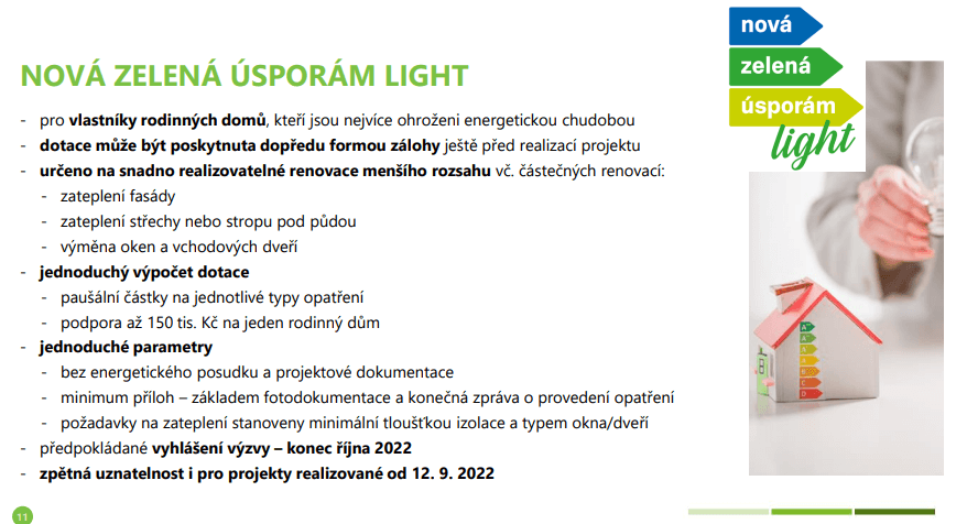 Nová zelená úsporám light