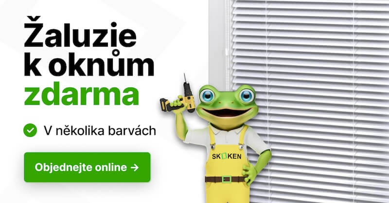 Žaluzie zdarma k objednávce oken