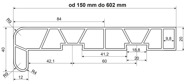 PVC parapet