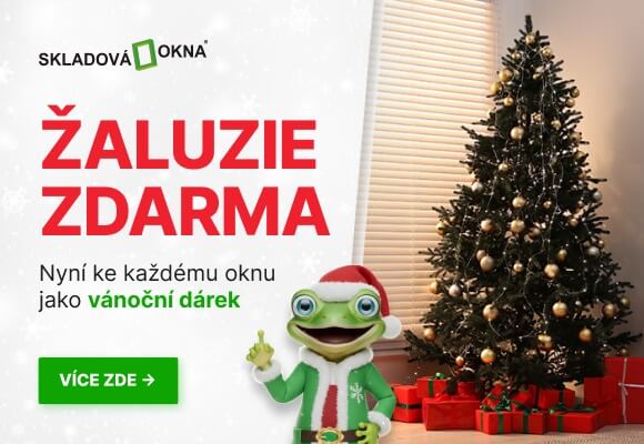 Vánoční dárek – žaluzie zdarma 