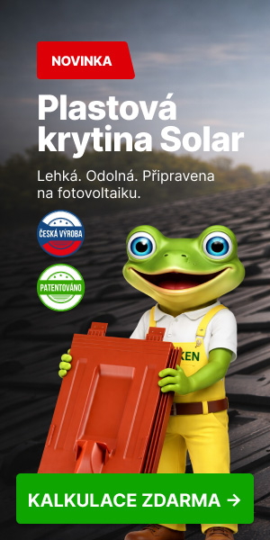 Plastová krytina Solar. Lehká. Odolná. Připravená na fotovoltaiku.