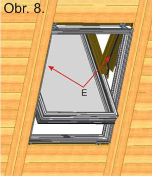 Montáž oplechování střešního okna