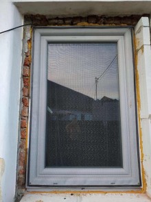 Jednokřídlé plastové okno v bílé barvě