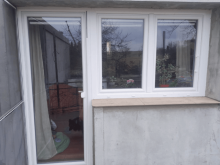 Bílé PVC okno REHAU Synego AD Classic