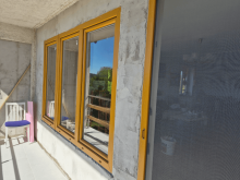 PVC okna v dekoru Oregon