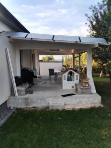 Pohled na terasu zákazníka