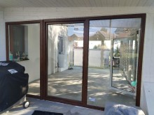 Balkonová sestava v dekoru zlatý dub - do zimní zahrady 