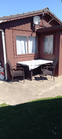 Původní okna na chatě