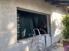 Stav před realizací profilu REHAU Synego AD Classic