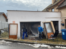 Stavební otvor před realizací