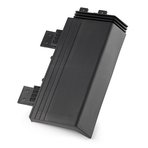 Plastová krajová taška Solar v černé barvě  