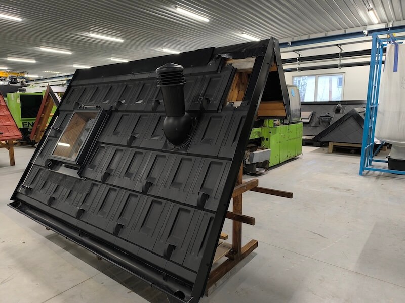 PP střešní krytina Solar s multifunkčním držákem - nahrazuje protisněhový hák