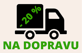 20% sleva na dopravu. Jen v dubnu