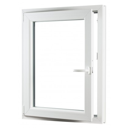 Jednokřídlé plastové okno PREMIUM, otvíravo-sklopné levé 650 x 800