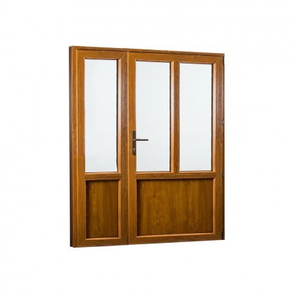 Vedlejší vchodové dveře dvoukřídlé, pravé, PREMIUM 1580 x 2080