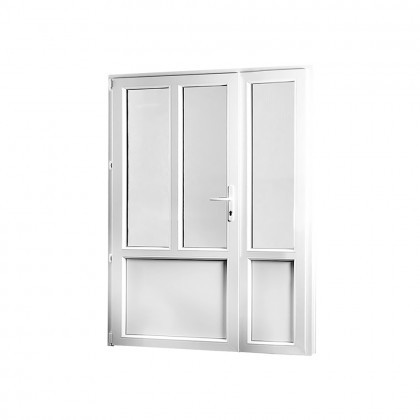 Vedlejší vchodové dveře dvoukřídlé, levé, PREMIUM 1480 x 2080