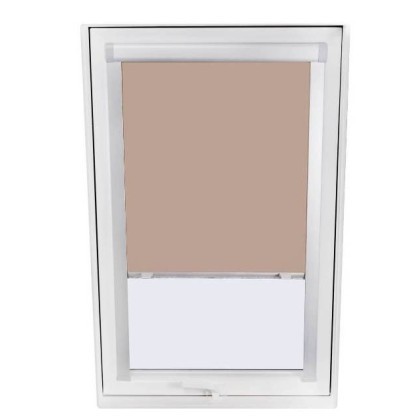 Vnitřní zastiňující roleta SKYFENS do střešních oken - vodicí lišta stříbrná