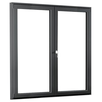 POŠKOZENÉ!!! Dvoukřídlé plastové balkónové dveře REHAU SmartLine + Classic