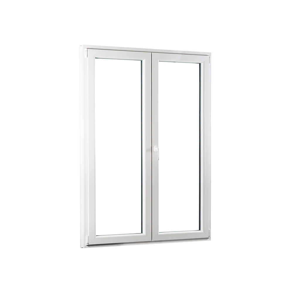 Levně Dvoukřídlé plastové balkónové dveře PREMIUM 1300 x 2080