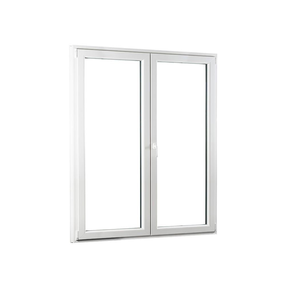 Skladova-okna Dvoukřídlé plastové balkónové dveře PREMIUM 1500 x 2080 bílá