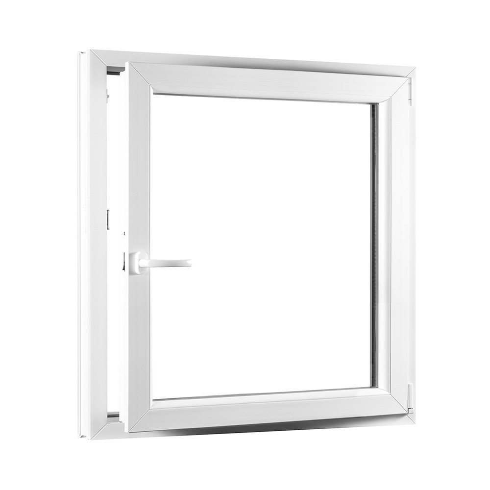 Levně POŠKOZENÉ!!! Jednokřídlé plastové okno REHAU Smartline+, otvíravo-sklopné pravé 950 x 1100