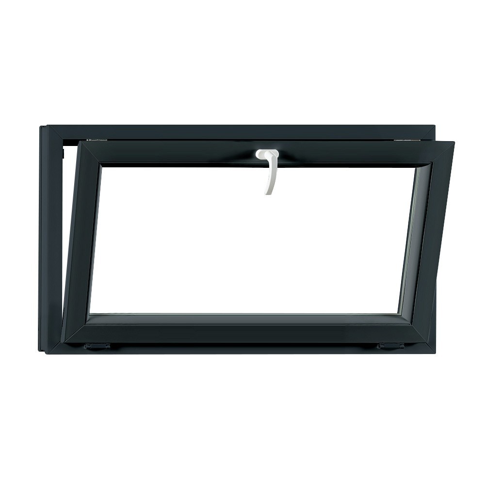 Levně POŠKOZENÉ!!! Sklopné plastové okno REHAU Smartline+ 2200 x 580