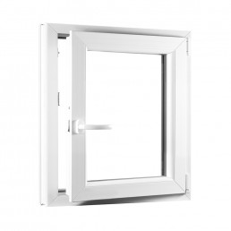 Jednokřídlé plastové okno PREMIUM, otvíravo-sklopné pravé 650 x 800