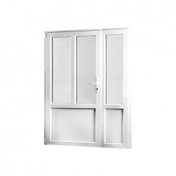 Vedlejší vchodové dveře dvoukřídlé, levé, PREMIUM 1380 x 2080