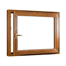 POŠKOZENÉ!!! Jednokřídlé plastové okno REHAU Smartline+, otvíravo-sklopné pravé