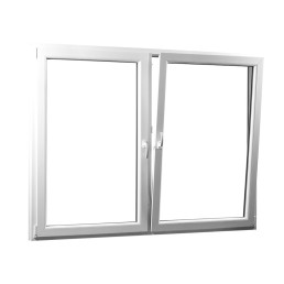NOVÉ!!! Dvoukřídlé plastové okno se středovým sloupkem REHAU Smartline+