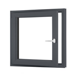 Jednokřídlé plastové sklepní okno OLIMPIA 60 AD, levé